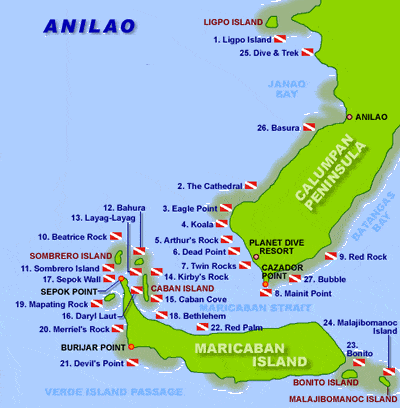 sites plongée anilao philippines