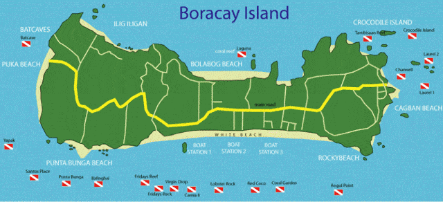 Conseils Voyage île Boracay Philippines Activités Cartes