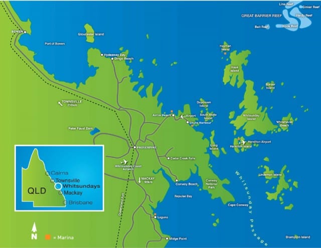 sites plongée whitsunday australie