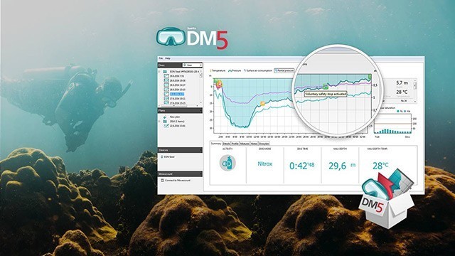 logbook plongee numerique DM5